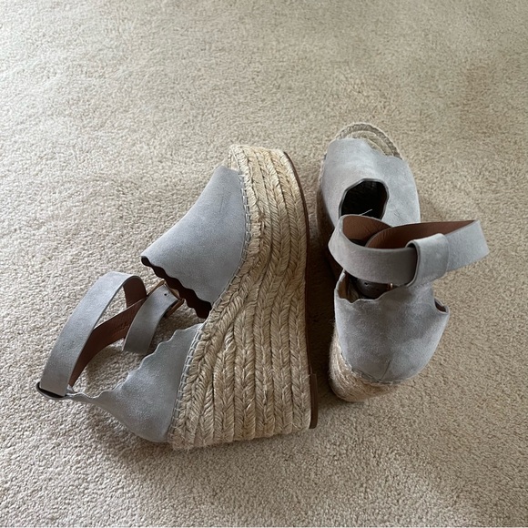 Chloe Espadrille Wedges, Size 39 - Picture 6 of 9